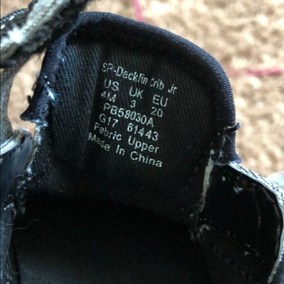 Sperry denim deckfin top siders sz 4 - Picture 7 of 7